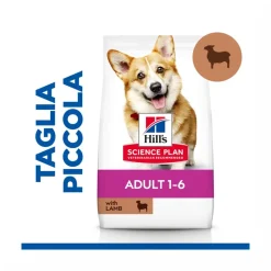 Hill's Science Plan Small & Mini Adult Crocchette con Agnello e Riso per Cani Sacco 6 Kg
