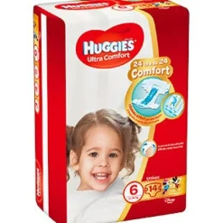 Huggies Ultra Comfort Pannolino Base Taglia 6 14 Pezzi 16-30kg