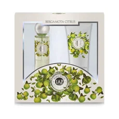 Iap Pharma Cofanetto Pure Fleur Bergamotta Citrus Eau De Cologne 150ml + Body Milk 230ml
