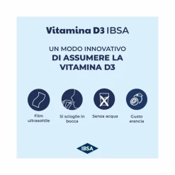 Ibsa Vitamina D3 1000UI - 30 Film Orodispersibili