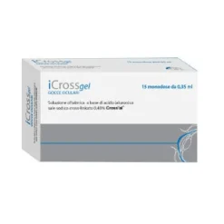 ICROSS GEL gocce oculari 15 monodose da 0,35 ml