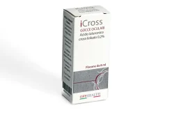 iCross Gocce Oculari Flacone 8 ml - Sollievo per Occhi Secchi