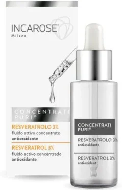 Incarose Concentrati Puri Fluido Resveratrolo Antiossidante 15ml