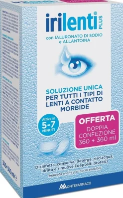 Irilenti Soluzione Unica Lenti A Contatto Morbide Duo Pack 360ml + 360ml