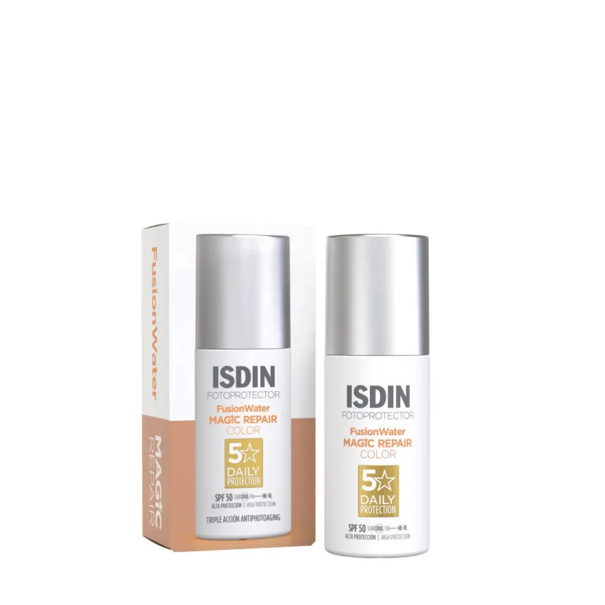 Isdin Fotoprotector Fusion Water Magic Repair Color 50ml SPF50