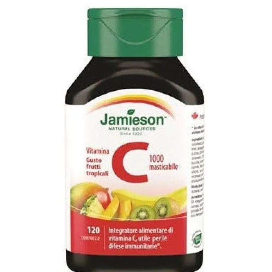 Jamieson Vitamina C 1000 Frutti Tropicali 120 Compresse