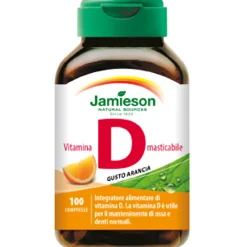 Jamieson Vitamina D Masticabile Arancia 100 Compresse