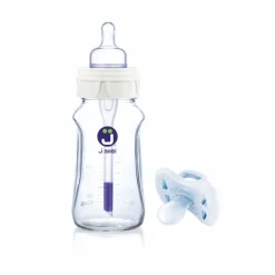 J Bimbi Biberon Vetro 260ml + Succhietto Joy 0-6 Mesi