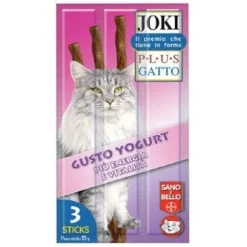 Joki Plus Bastoncino Con Yogurt Gatti Adulti 3x5g
