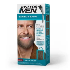 Just For Men Barba&Baffi M35 Castano Medio 51g