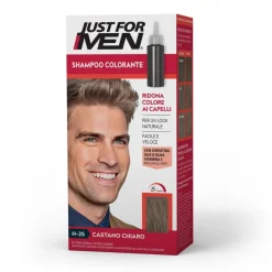 Just For Men Shampoo Colorante Castano Chiaro 30ml
