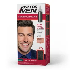 Just For Men Shampoo Colorante Castano Scuro 30ml