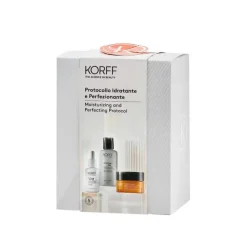 Korff Cofanetto Idratante Perfezionante Soluzione Esfoliante 100ml + Siero Viso 30ml + Crema Viso 50ml