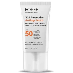 Korff 365 Protection Antiage Matt Gel Crema Viso Mattificante 40ml SPF50+