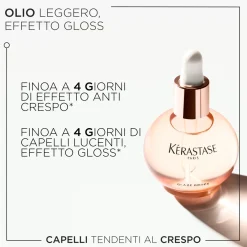 Kérastase Gloss Absolu Olio leggero Glaze Drops per capelli tendenti al crespo 45ml