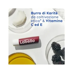 Labello Blackberry Shine Burrocacao Labbra Colorato E Idratante All'aroma Di Mora 4,8g