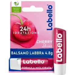 Labello Cherry Shine Burrocacao Labbra Colorato E Idratante All'aroma Di Ciliegia 4,8g