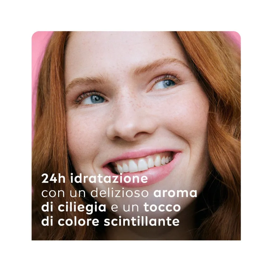 Labello Cherry Shine Burrocacao Labbra Colorato E Idratante All'aroma Di Ciliegia 4,8g