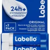 Labello Classic Care Duopack Balsamo Burrocacao Classico Fondente Sulle Labbra 2x4,8g