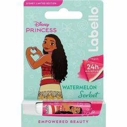 Labello Disney Princess Limited Edition Vaiana Di Oceania Balsamo Labbra Colorato Burrocacao Aroma Anguria 4.8g