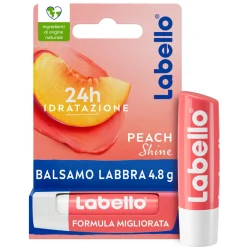Labello Peach Shine Burrocacao Labbra Colorato E Idratante All'aroma Di Pesca 4,8g