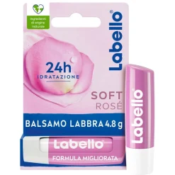 Labello Soft Rosé Burrocacao Labbra Colorato E Idratante Con Estratto Di Rosa 4,8g