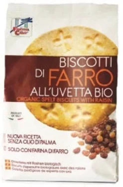 La Finestra Sul Cielo Biscotti Di Farro All'Uvetta Bio 250g