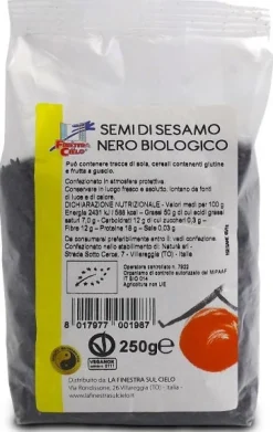 La Finestra Sul Cielo Sesamo Nero Bio 250g
