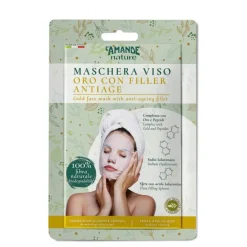 L'Amande Maschera Viso Oro Con Filler Antiage 1 Pezzo