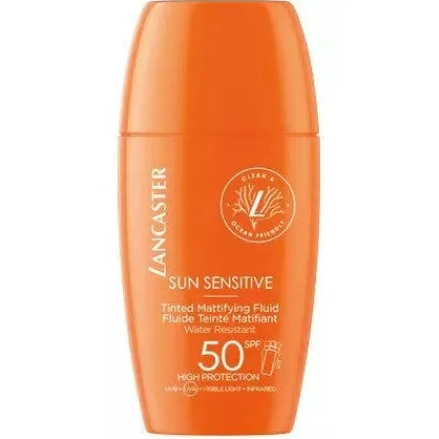 Lancaster Sun Sensitive Fluido Matt Colorato Viso 30ml SPF50