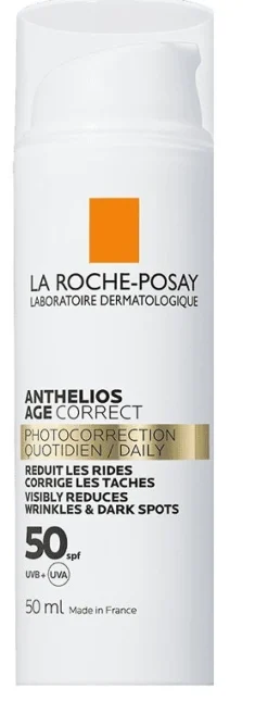 La Roche-Posay Anthelios Age Correct Crema Solare Trattamento Foto-Correttivo 50 SPF 50 ml