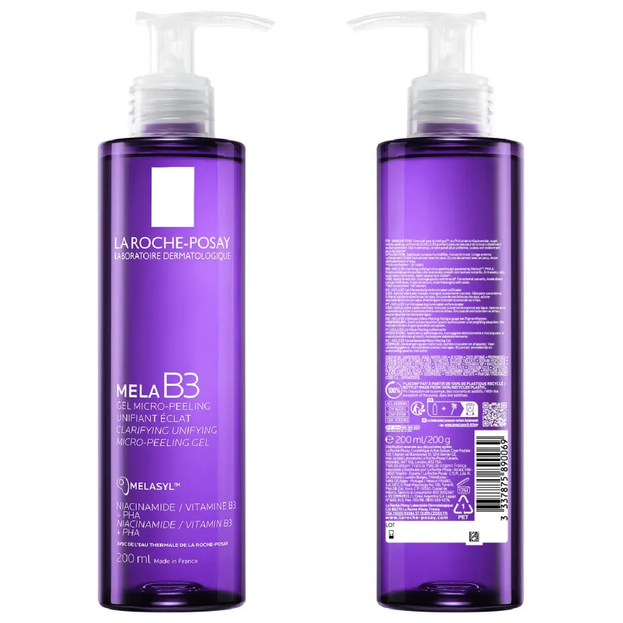 La Roche-Posay Mela B3 Gel Detergente Micro-Peeling Anti-Macchie 200 ml