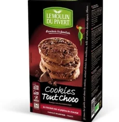Le Mouline Du Pivert Cookies Al Cacao Con Pepite Di Cioccolato Bio 175g