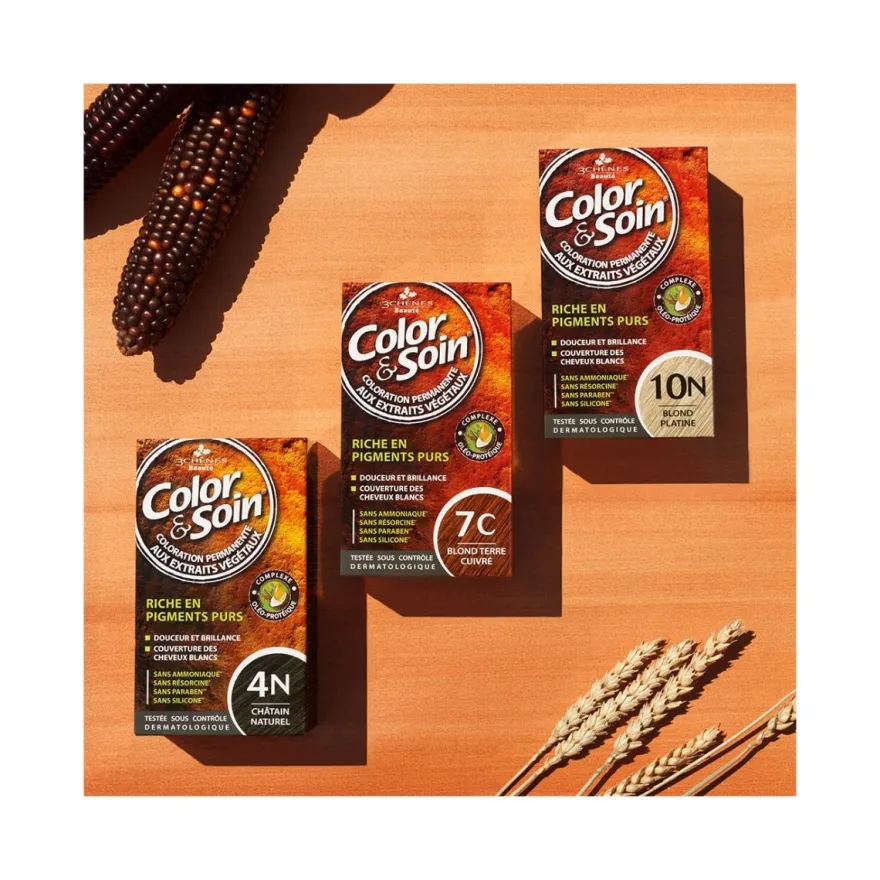 Les 3 Chenes Color & Soin Kit Tinta Capelli 10R Rosso Brillante