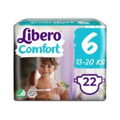 Libero Comfort 6 Pannolini 13-20 kg 22 Pezzi