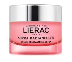 Lierac Supra Radiance Crema Viso Detox Antietà Rinnovatrice Notte 50ml