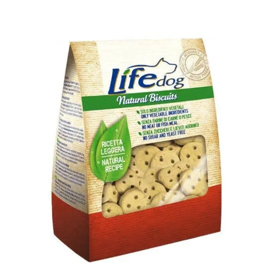 Life Pet Care Biscotti Naturali Per Cani A Forma Di Bottoni Gusto Vaniglia 500g
