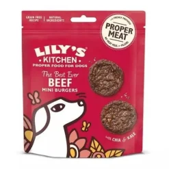 Lily's Kitchen The Best Ever Beef Mini Burgers Snacks Dog 70g