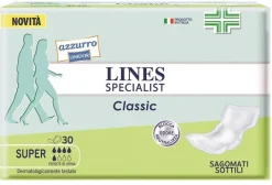 Lines Special Classic Pannolone Sagomato Sottile Super 30 Pezzi