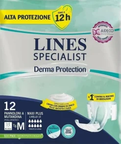 Lines Specialist Derma Protection Pannolone A Mutandina Taglia M 12 Pezzi