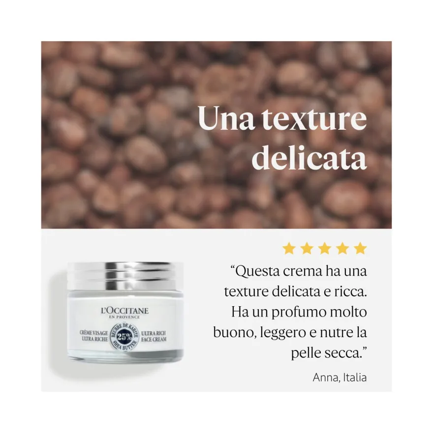 L'Occitane Crema Viso Ultra Ricca Karitè 50ml