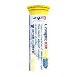 Longlife C Complex 1000 Fizz Limone 10 Compresse Effervescenti