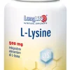 Longlife L-Lysine 500mg 60 Tavolette