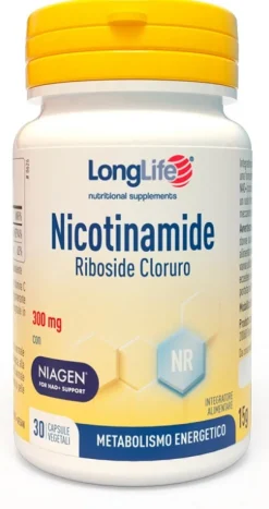 Longlife Nicotinamide Riboside Cloruro 30 Capsule da 500 mg