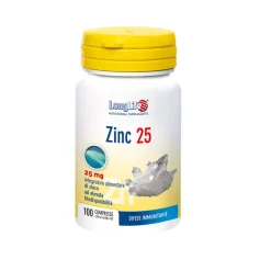 Longlife Zinc 25 mg 100 Compresse