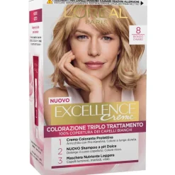 L'Oréal Paris Excellence Tinta Capelli 8 Biondo Chiaro 1 Pezzo