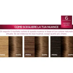 L'Oréal Paris Excellence Tinta Capelli 6 Biondo Scuro 1 Pezzo