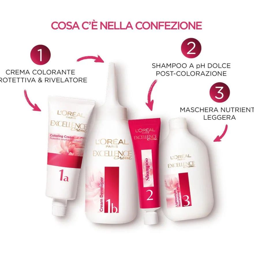 L'Oréal Paris Excellence Tinta Capelli 04 Castano 1 Pezzo