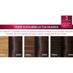 L'Oréal Paris Excellence Tinta Capelli 03 Castano Scuro 1 Pezzo