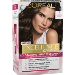 L'Oréal Paris Excellence Tinta Capelli 03 Castano Scuro 1 Pezzo